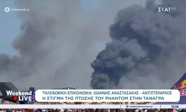 Ι. Αναστασάκης για Τανάγρα: «Είναι πιθανό να προσέκρουσε σε σμήνος με πουλιά»