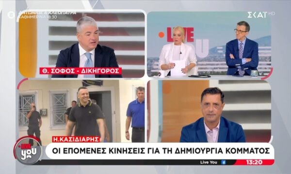 Η. Κασιδιάρης: Οι επόμενες κινήσεις για την δημιουργία κόμματος