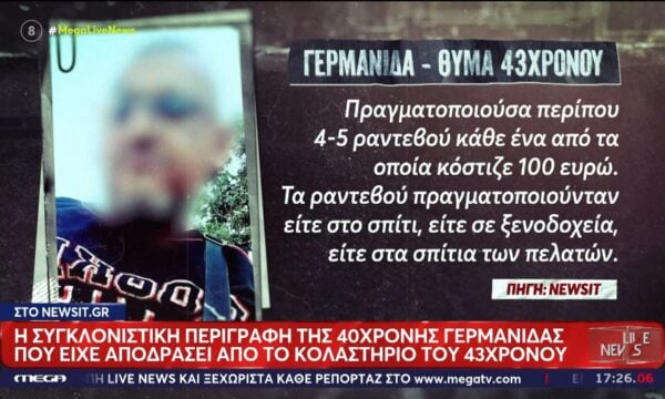 Η σοκαριστική περιγραφή της 40χρονης Γερμανίδας που είχε αποδράσει από το κολαστήριου του 40χρονου