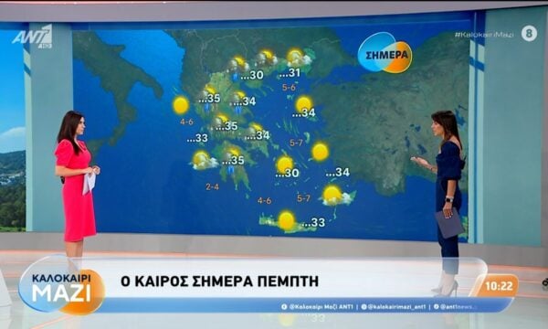 Καιρός – Καλοκαίρι Μαζί – 03/09/2026