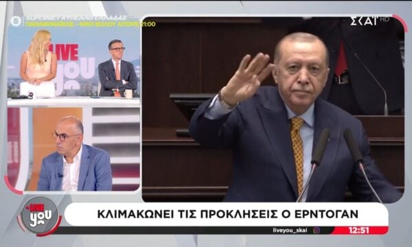 Κλιμακώνει τις προκλήσεις ο Ερντογάν