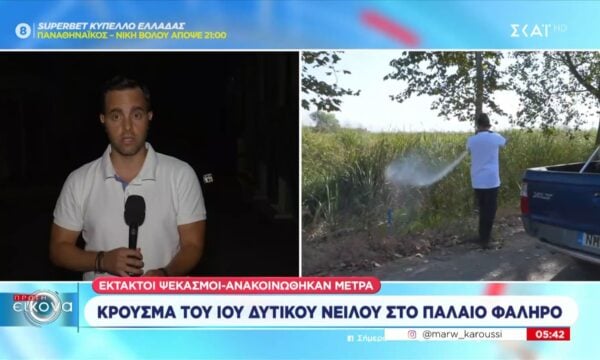 Κρούσμα του ιού του Δυτικού Νείλου στο Παλαιό Φάληρο