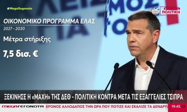 Ξεκίνησε η «μάχη» της ΔΕΘ – Πολιτική κόντρα μετά τις εξαγγελίες Τσίπρα