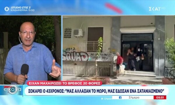 Κυψέλη – Σοκάρει ο 43χρονος: «Μας άλλαξαν το μωρό, μας έδωσαν ένα σατανισμένο»