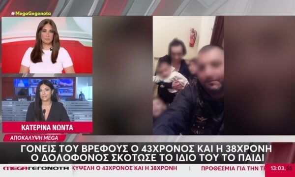 Κυψέλη: Βιολογικοί γονείς του δολοφονημένου βρέφους ο 43χρονος και η 38χρονη