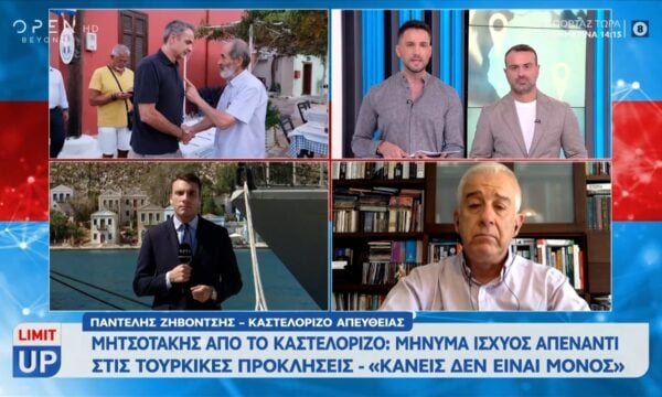 Μητσοτάκης απο Καστελόριζο: Μήνυμα ισχύος απέναντι στις τουρκικές προκλήσεις