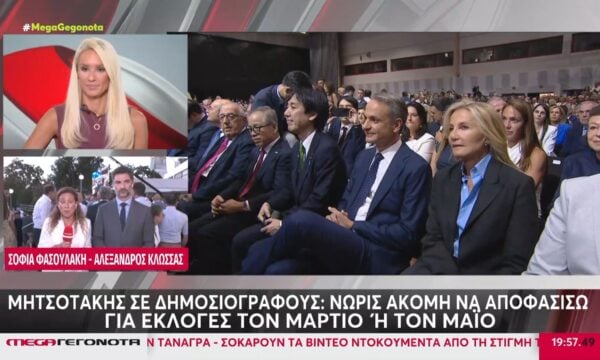 Μητσοτάκης σε δημοσιογράφους: «Μάρτιο ή Μάιο οι εκλογές – Νωρίς ακόμη να αποφασίσω»