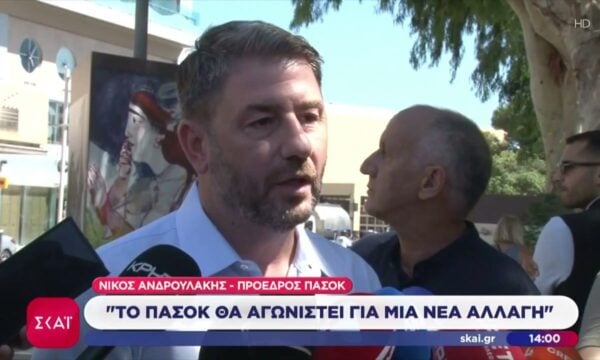 Ν. Ανδρουλάκης: “Το ΠΑΣΟΚ θα αγωνιστεί για μια νέα αλλαγή”