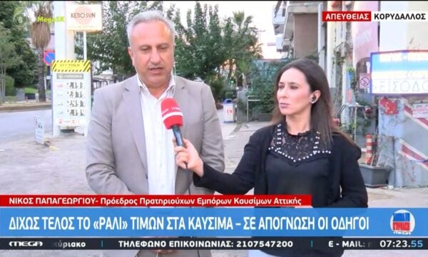 Ν. Παπαγεωργίου: «Περιμένουμε μικρή αποκλιμάκωση των τιμών των καυσίμων τις επόμενες μέρες»
