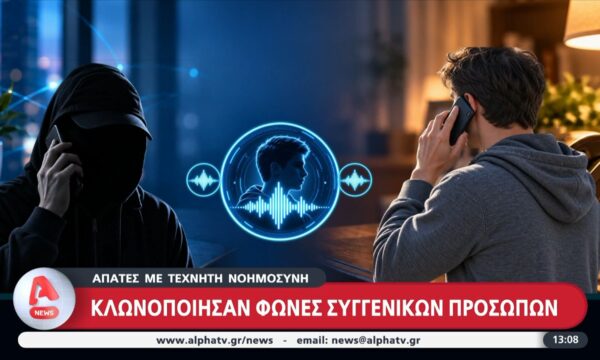 Νέα Ιωνία: Απατεώνες αντέγραψαν τη φωνή γιου ηλικιωμένης με AI για να την εξαπατήσουν – Πάνω από 1 εκατομμύριο ευρώ η λεία τους