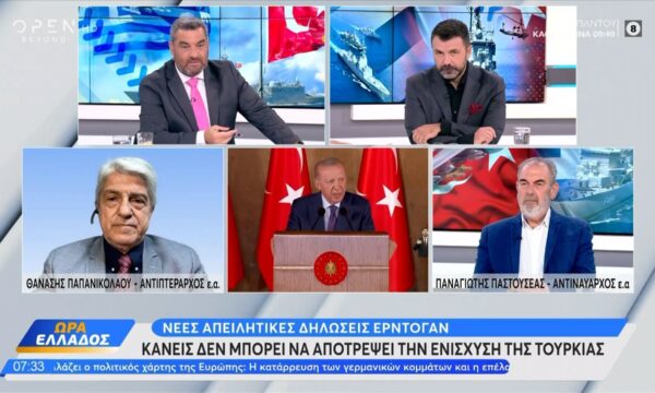 Νέες απειλές Ερντογάν: «Κανείς δεν μπορεί να αποτρέψει την ενίσχυση της Τουρκίας»