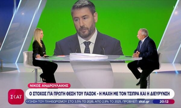 Νίκος Ανδρουλάκης: Ο στόχος για την πρώτη θέση του ΠΑΣΟΚ – Η μάχη με τον Τσίπρα και η διεύρυνση