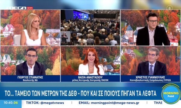 Ο Γ. Σταμάτης, η Β. Αναστσίου και ο Χ. Γιαννούλης στο «Morning Point» – Μέρος Α’