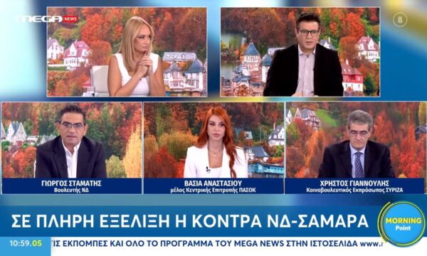 Ο Γ. Σταμάτης, η Β. Αναστσίου και ο Χ. Γιαννούλης στο «Morning Point» – Μέρος Β’