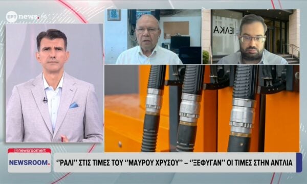 Ο Γιώργος Ασμάτογλου και ο Λευτέρης Κιοσσές στο «Newsroom»