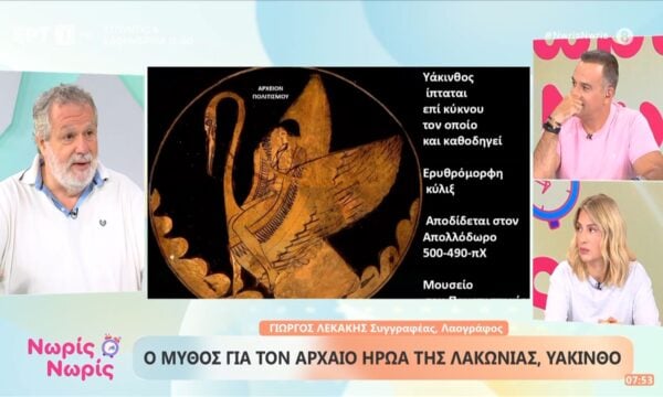 Ο μύθος για τον αρχαίο ήρωα της Λακωνίας, Υάκινθο