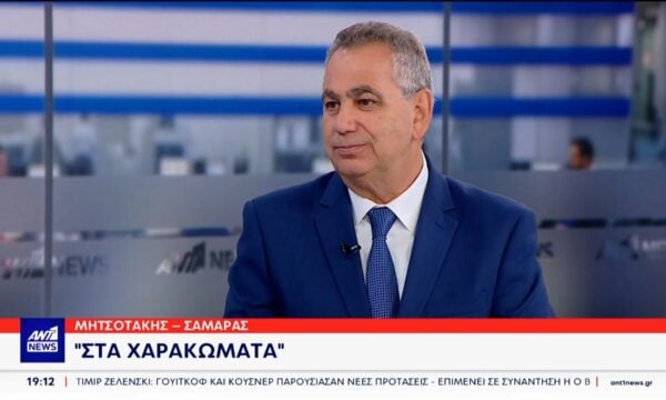 Ο Βασίλης Χιώτης, στο Κεντρικό Δελτίο Ειδήσεων του ΑΝΤ1