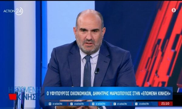 Ο υφυπουργός Οικονομικών, Δημήτρης Μαρκόπουλος, στην Επόμενη Κίνηση
