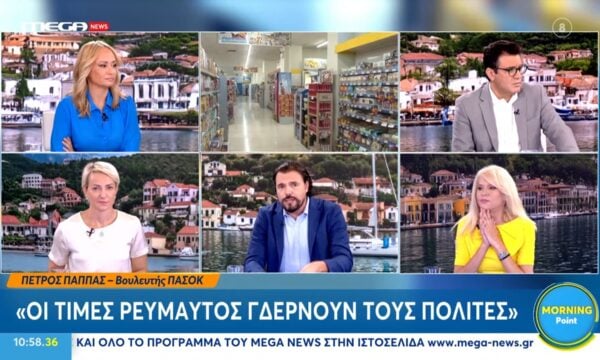 Π. Παππάς: «Οι τιμές του ρεύματος γδέρνουν τους πολίτες»