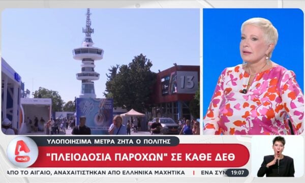“Πλειοδοσία παρόχων” σε κάθε ΔΕΘ – Το σχόλια της Χριστίνας Κοραή