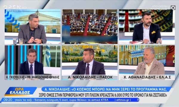 Πολιτική αντιπαράθεση Νικολαΐδης, Γκιουλέκας και Αθανασιάδης