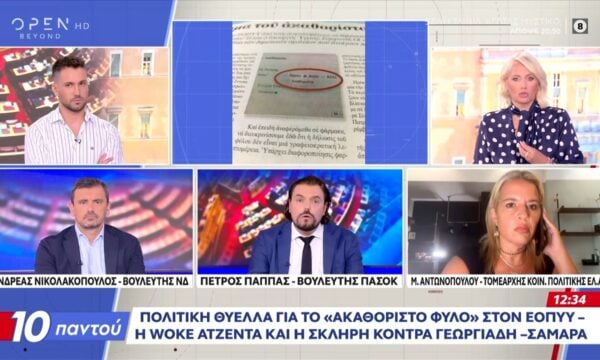 Πολιτική αντιπαράθεση Νικολακόπουλος, Παππάς και Αντωνοπούλου