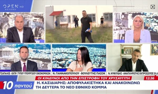 Πολιτική αντιπαράθεση Τσάπαλου, Γιαννακοπούλου, Νυφούδη