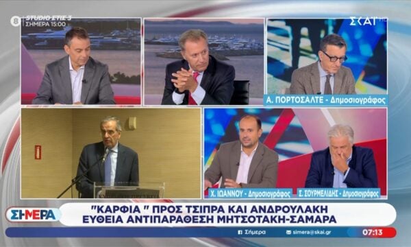 Πορτοσάλτε, Σουρμελίδης και Ιωάννου στο ”Σήμερα”