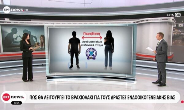 Πως θα λειτουργεί το βραχιολάκι για τους δράστες ενδοοικογενειακής βίας