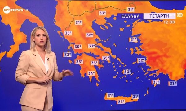 Πρόγνωση του καιρού 01/09/2026 – Νικολέτα Ζιακοπούλου