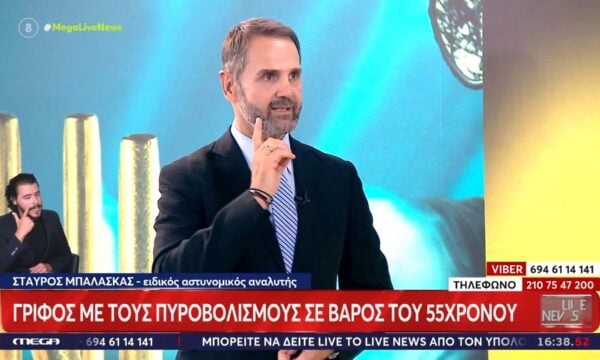 Σ. Μπαλάσκας για Πατήσια: «Πιστολάδες να πάνε να κλέψουν μηχανάκι που δεν αξίζει ούτε όσο ένα ζευγάρι υποδήματα;»