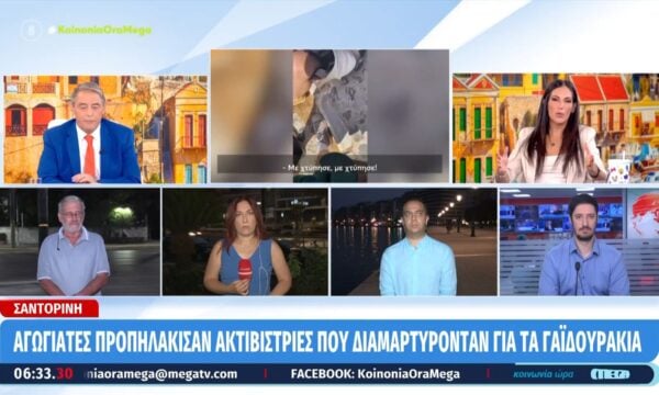 Σαντορίνη: Ακτιβίστριες δέχθηκαν επίθεση από αγωγιάτες – Καταγγελία της PETA