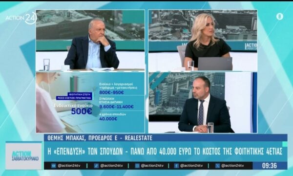 Σεπτέμβριος από… χρυσάφι για τους φοιτητές – Πού κυμαίνονται τα κόστη για ένα επιπλωμένο σπίτι