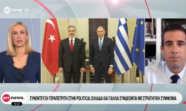Συνέντευξη Γεραπετρίτη στην Political: Ελλάδα και Γαλλία συνδέονται με στρατηγική συμφωνία