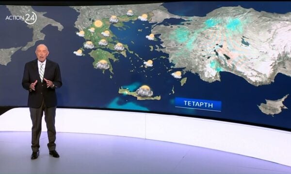 Τ. Αρνιακός: Η πρόγνωση του καιρού για αύριο, Τετάρτη 16/09