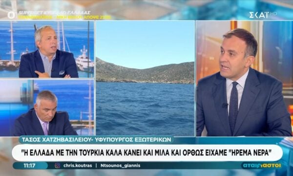 Τ. Χατζηβασιλείου: «Η Τουρκία εφαρμόζει αναθεωρητική πολιτική»