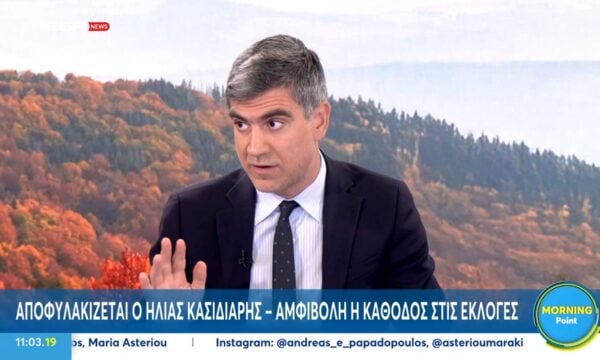Θ. Γλαβίνας: «Δεν γίνεται να λέει η ΝΔ πως αγωνίζεται κατά του Η. Κασιδιάρη και χρησιμοποιεί ως ψηφολέκτες μέλη των Σπαρτιατών»