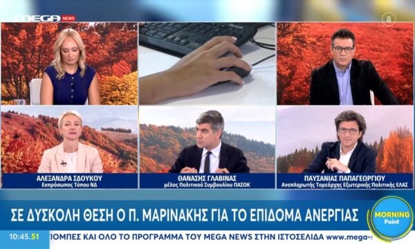 Θ. Γλαβίνας: «Το δίμηνο επίδομα ανεργείας είναι μια μειοψηφική θέση εντός της ΝΔ»
