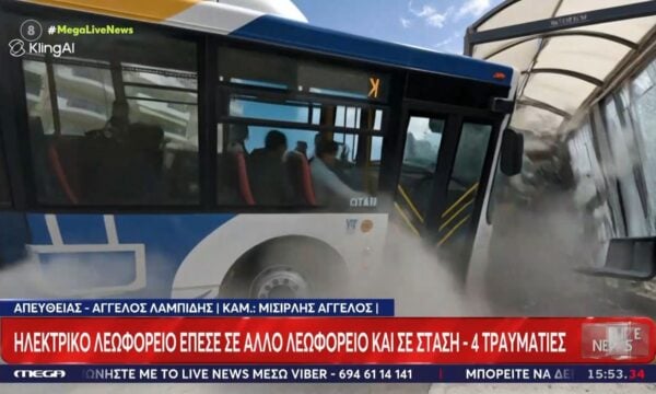Θεσαλονίκη: Η αναπαράσταση της σύγκρουσης των λεωφορείων με ΑΙ