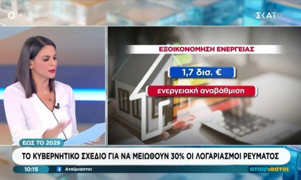 Το κυβερνητικό σχέδιο για να μειωθούν 30% οι λογαριασμοί ρεύματος