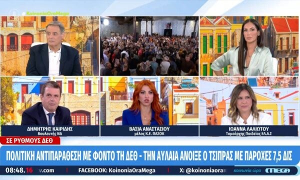 Β. Αναστασίου: «Ακραία ανεύθυνος για ακόμα μια φορά ο Τσίπρας»