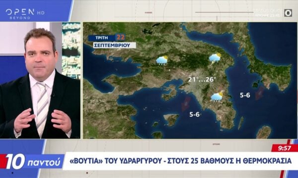 «Βουτιά» του υδραργύρου – Στους 25 βαθμούς η θερμοκρασία
