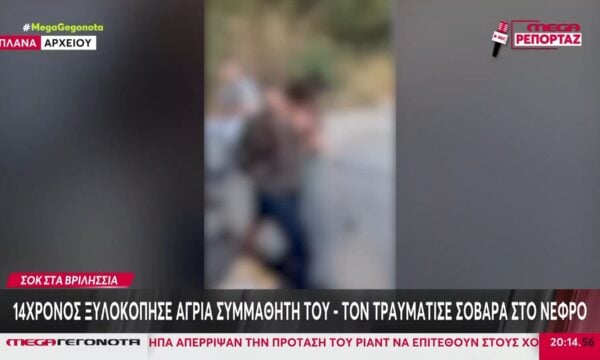 Βριλήσσια: 14χρονος ξυλοκόπησε συμμαθητή του – “Μάχη” των γιατρών για να σωθεί το νεφρό του