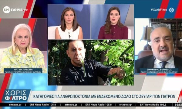 Υπόθεση θανάτου Γιώργου Μαζωνάκη: Κατηγορίες για ανθρωποκτονία με ενδεχόμενο δόλο στο ζευγάρι των γιατρών – Δημήτρης Βερβέσος (Πρώην πρόεδρος Δικηγορικού Συλλόγου Αθηνών))
