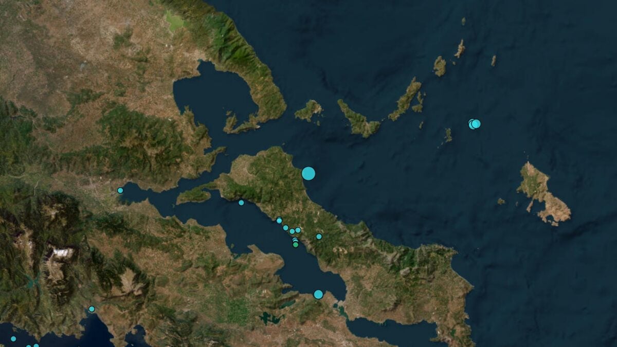 Σεισμός 4,2 Ρίχτερ στην Εύβοια: Αισθητός σε διάφορες περιοχές της Αττικής 1 Σεισμός 4,2 Ρίχτερ στην Εύβοια: Αισθητός σε διάφορες περιοχές της Αττικής