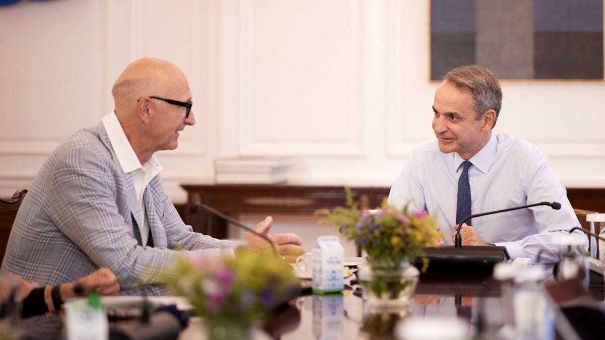 Ο Τιμ Χέτγκες, CEO του Ομίλου Telecom, συναντήθηκε με τον Κυριάκο Μητσοτάκη 1 Ο Τιμ Χέτγκες, CEO του Ομίλου Telecom, συναντήθηκε με τον Κυριάκο Μητσοτάκη