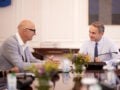 Ο Τιμ Χέτγκες, CEO του Ομίλου Telecom, συναντήθηκε με τον Κυριάκο Μητσοτάκη