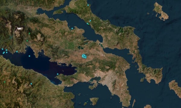 Θήβα: Σεισμός 4 Ρίχτερ έγινε αισθητός και στην Αττική