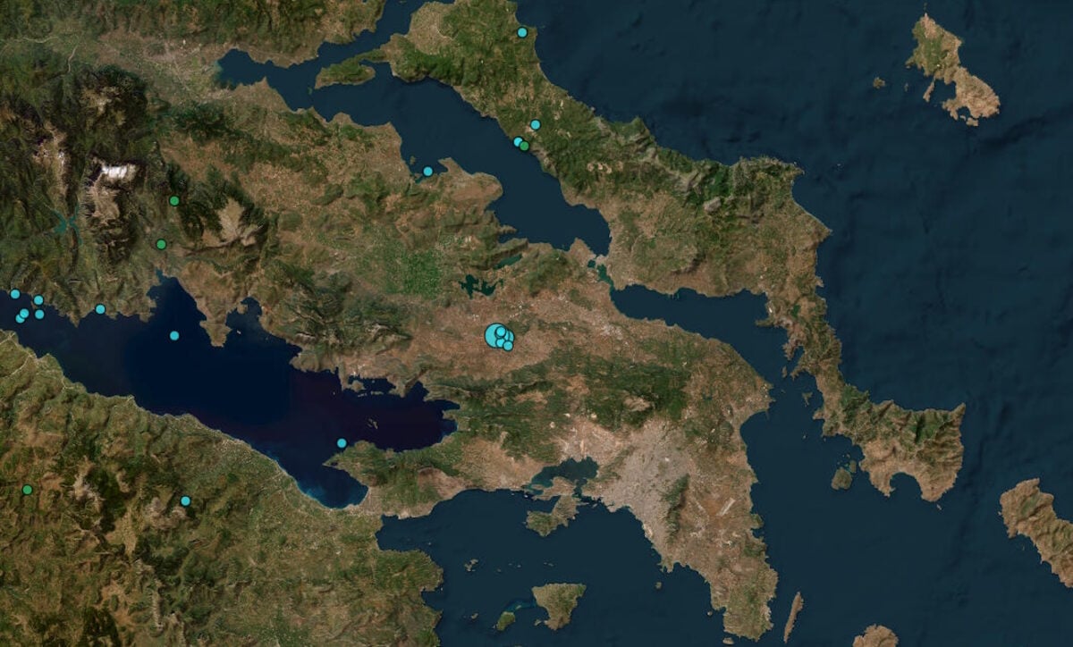 Θήβα: Σεισμός 4 Ρίχτερ έγινε αισθητός και στην Αττική