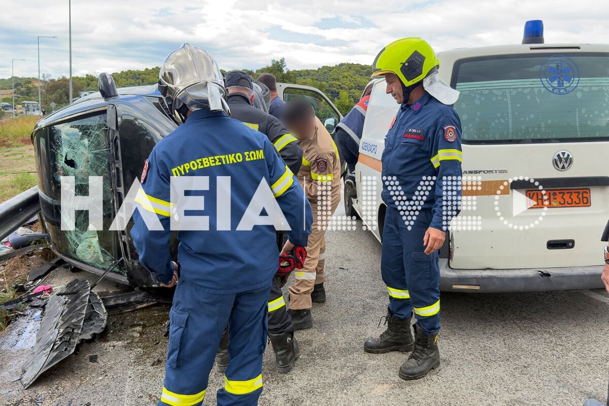 Ηλεία: Δύο αυτοκίνητα συγκρούστηκαν μετωπικά και το ένα αναποδογύρισε – 6 τραυματίες, ανάμεσά τους 2 παιδιά 8 Ηλεία: Δύο αυτοκίνητα συγκρούστηκαν μετωπικά και το ένα αναποδογύρισε – 6 τραυματίες, ανάμεσά τους 2 παιδιά